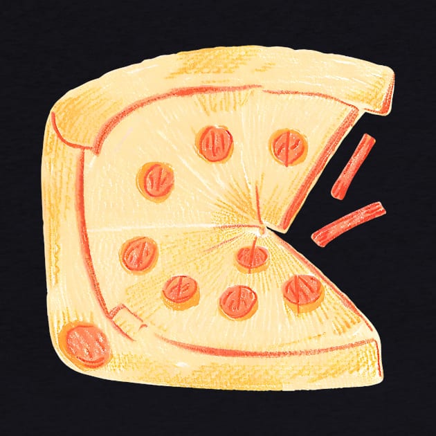 Slice, slice, baby (with pizza slice graphic) by celestewilliey